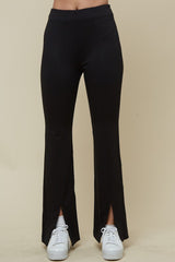 So Slit Pants - Black